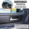 Aunginsy 4PCS Inner Door Handle Bowl Trim Cover Compatible with Toyota Tundra/Sequoia 2022-2026, Interior Front Rear Door Grab Pull Handle Cup Bowl