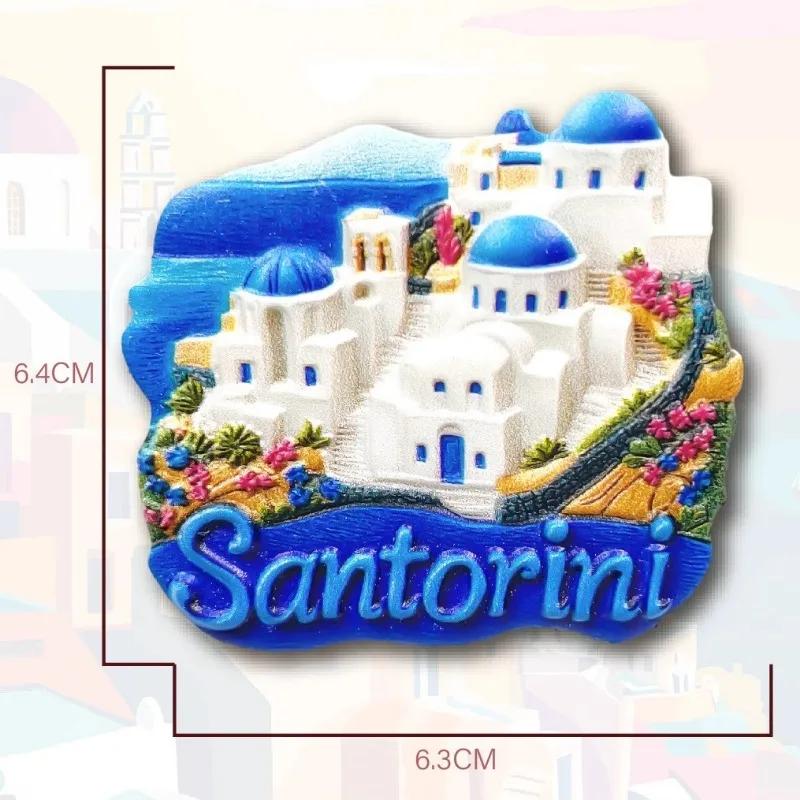 Greece Souvenirs Athens Fridge Stickers Parthenon Santorini Fridge Magnets Home Decoration Wedding Gifts