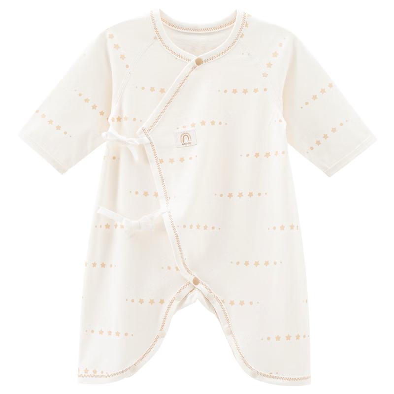Newborn Pure Cotton Summer Tie-Front Romper 66