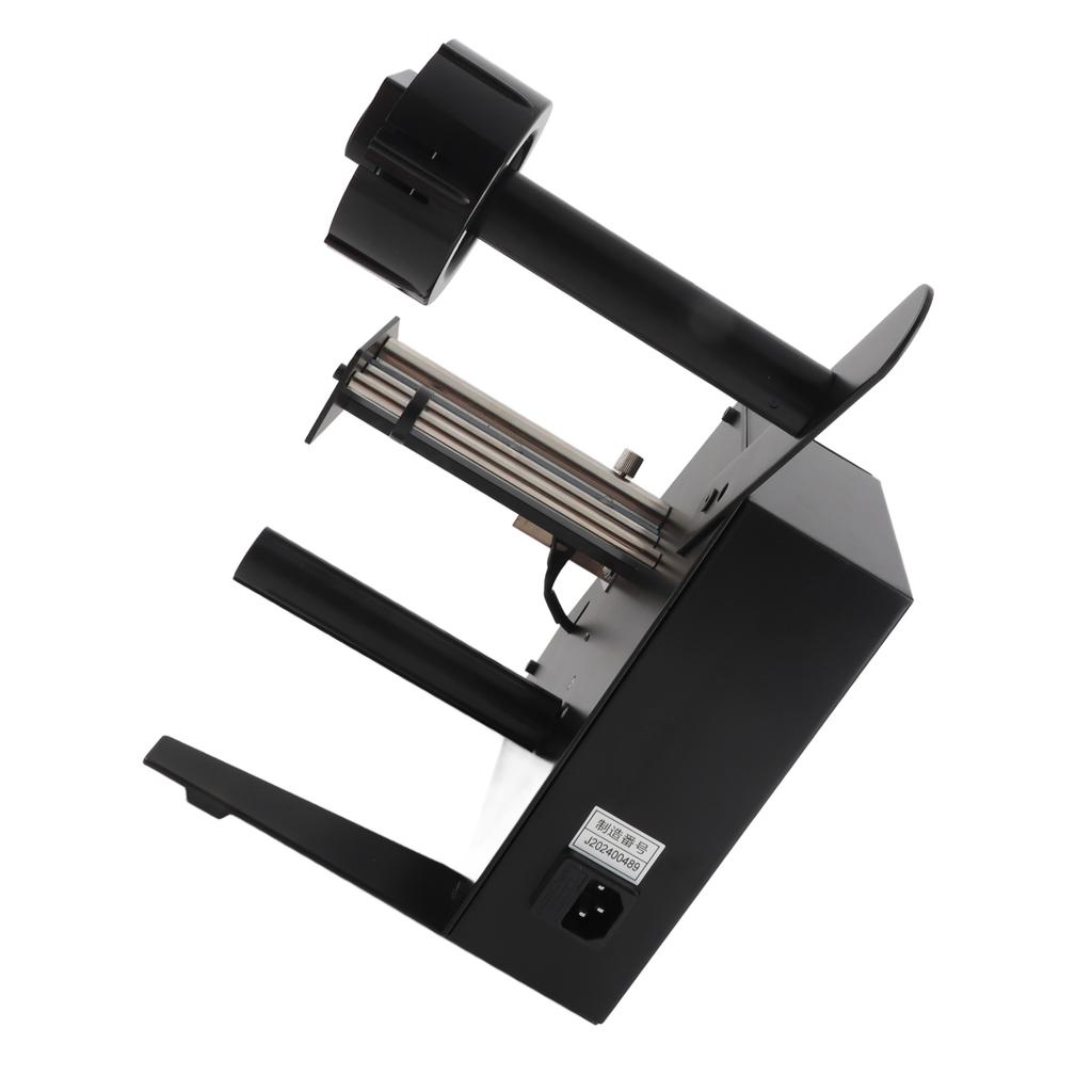Etikettenspender Automatischer Etikettenrollenabwickler Digitalanzeige Einstellbare Geschwindigkeit Werkzeug US-Stecker 110V