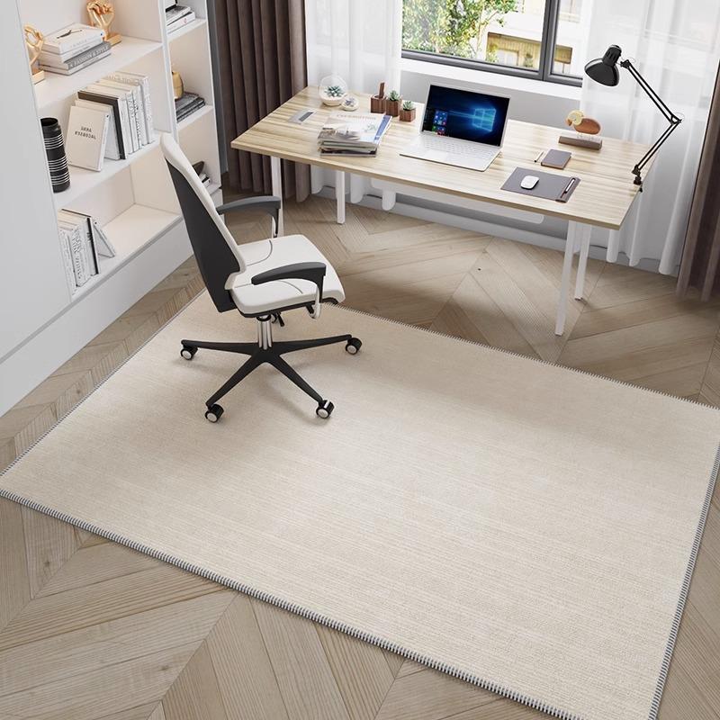 Study Room Carpet Computer Chair Swivel Chair Sound Insulation Living Room Bedroom Wooden Floor Protection Mat Home Decor
