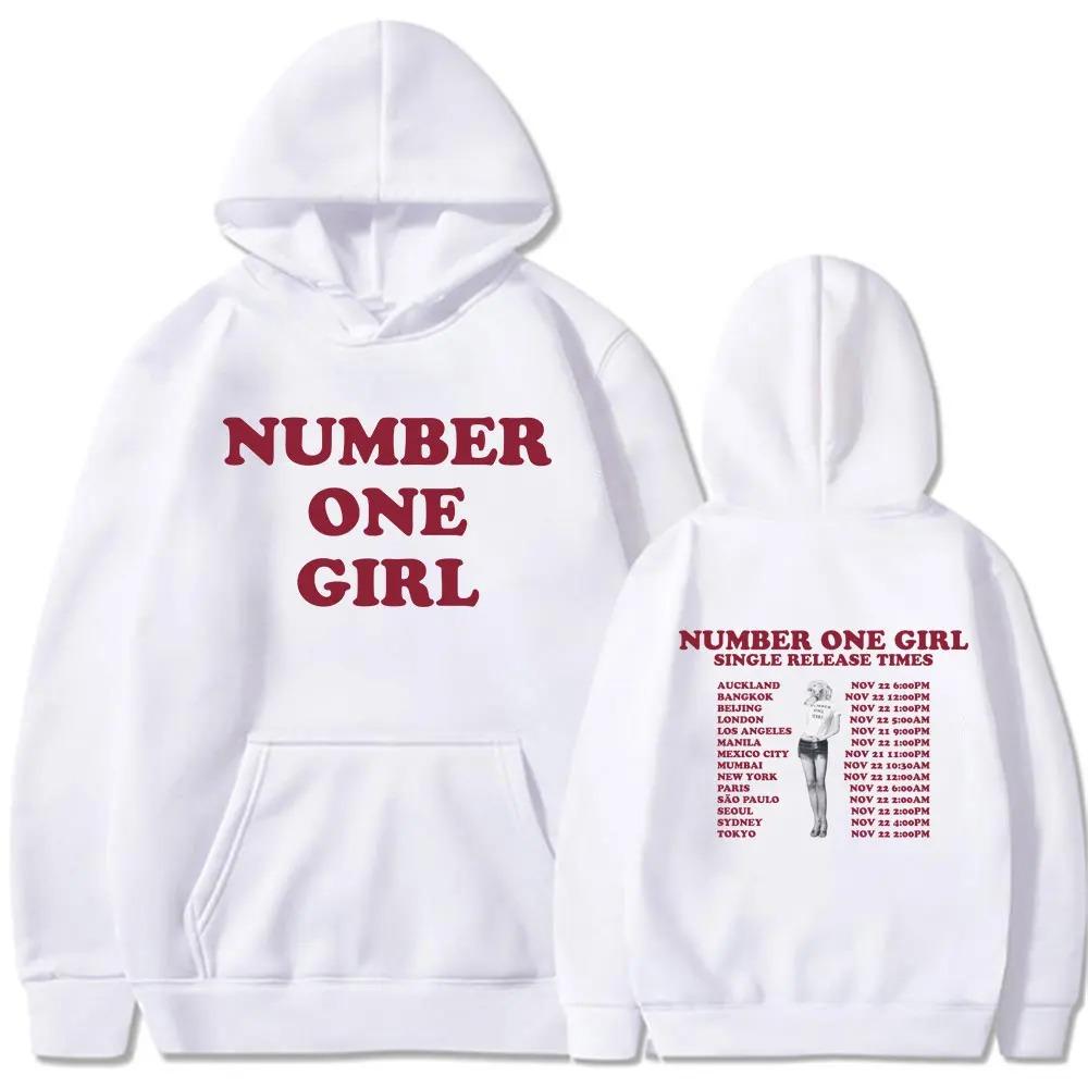 

Rosé Number One Girl Album Hoodies Kpop Men Women Clothing Aesthetic Long Sleeve Sweatshirts Fleece Oversized Pullovers Y2K 4XL