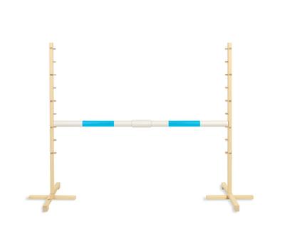 Hobby Horse Jumping Obstacle 160cm, H-120cm, Light Blue Beam