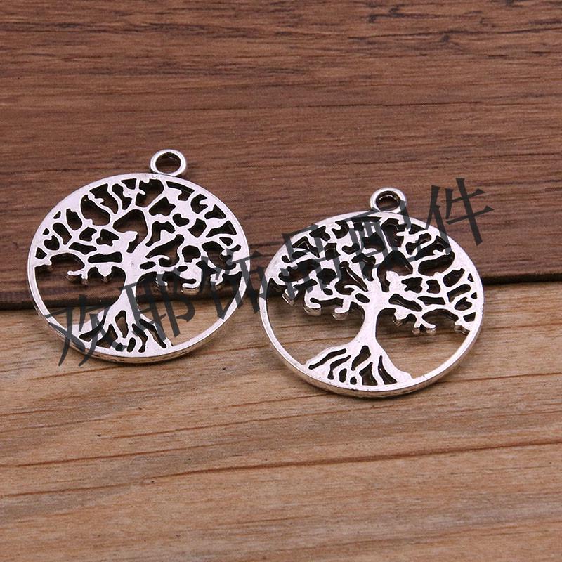 

Винтажная подвеска в виде дерева, 4 цвета, 28x25мм