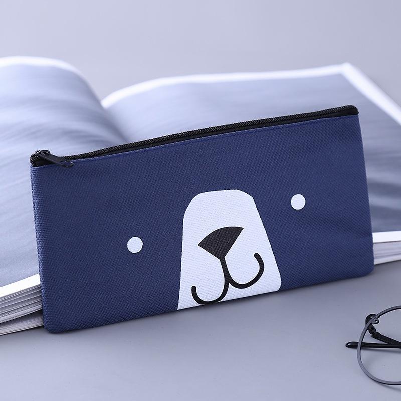 Canvas Pencil Case School Supplies Stationery School Cute Pencil Box Pen Bags Cute Pencil Case Pencil Bag