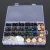 264pcs Assorted Colors Plastic Eyes Colored Safety Eyes DIY Accessories Plush Doll Eyes  Teddy Bear