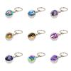 Charming Zinc Alloy Pikachu Crystal Glass Ball Keychain For Anime Fans And Collectors