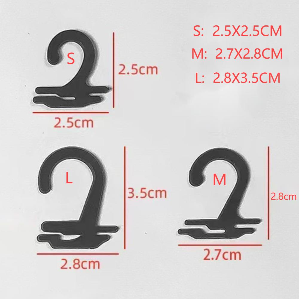 100PCS/lot Plastic Sock Hangers, PP Hook Sock Hanging, Sock Hooks Underwear hanger,Portable Hanger for Stocking Packaging