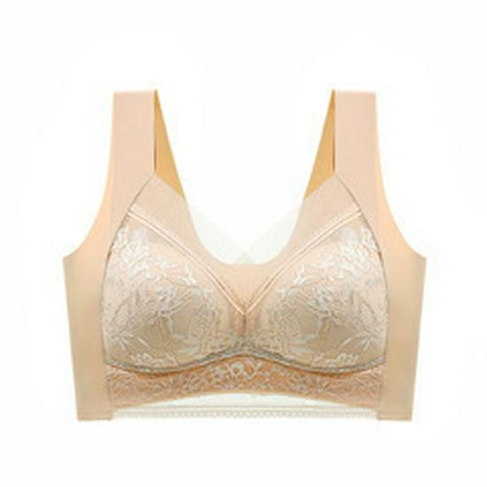 Seamless Summer Lace Back Women's Underwear - Soft, Wireless, and Beautifully Gathered