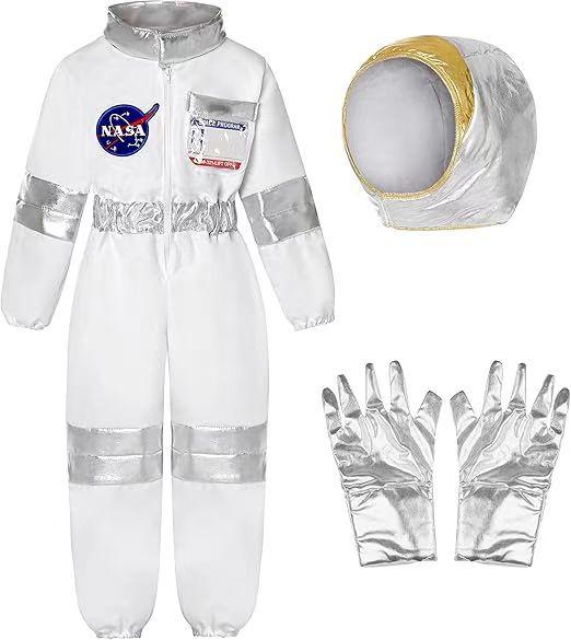 Children's space suits, Halloween cosplay costumes, astronaut gloves, holiday party costumes