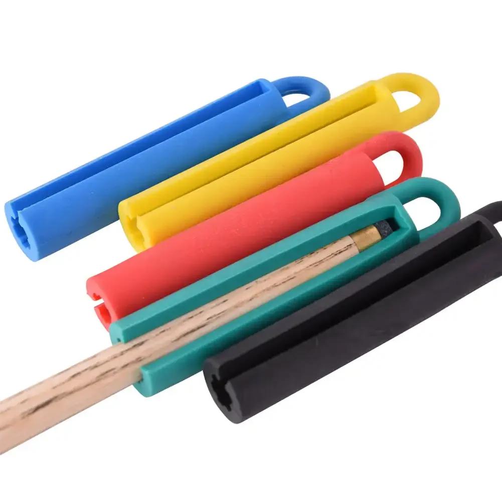 11/19cm Langer Pool Snooker Billard Queue Spitze Gummi Aufhängeklemme Halter Werkzeug Zubehör Tischspiel Zubehör 5Farben