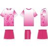 Unisex Badminton Sport Jersey Set Short Sleeve Training Uniform Team Competition