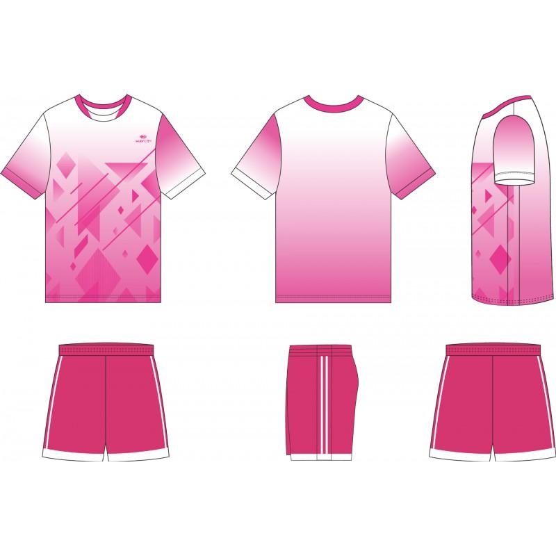 Unisex Badminton Sport Jersey Set Short Sleeve Training Uniform Team Competition