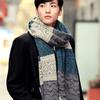 Winter Men Knitted Scarf Fashion Men'S Scarves Warm Neckerchief Face Protection Long Shawl Wool Bufanda Male Accessories