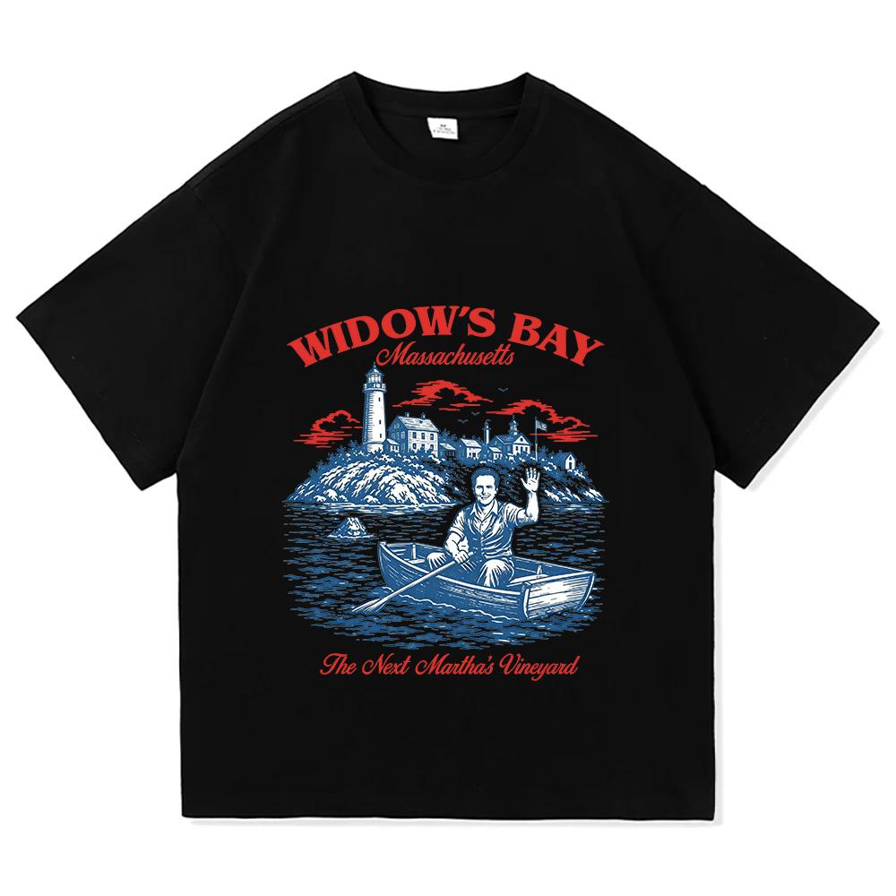 Widows Bay Tv Design Print Tshirts 2026 Unisex Unisex Hiphop Tshirt Summer Loose Casual 100cotton Vintage High Quality T Shirts