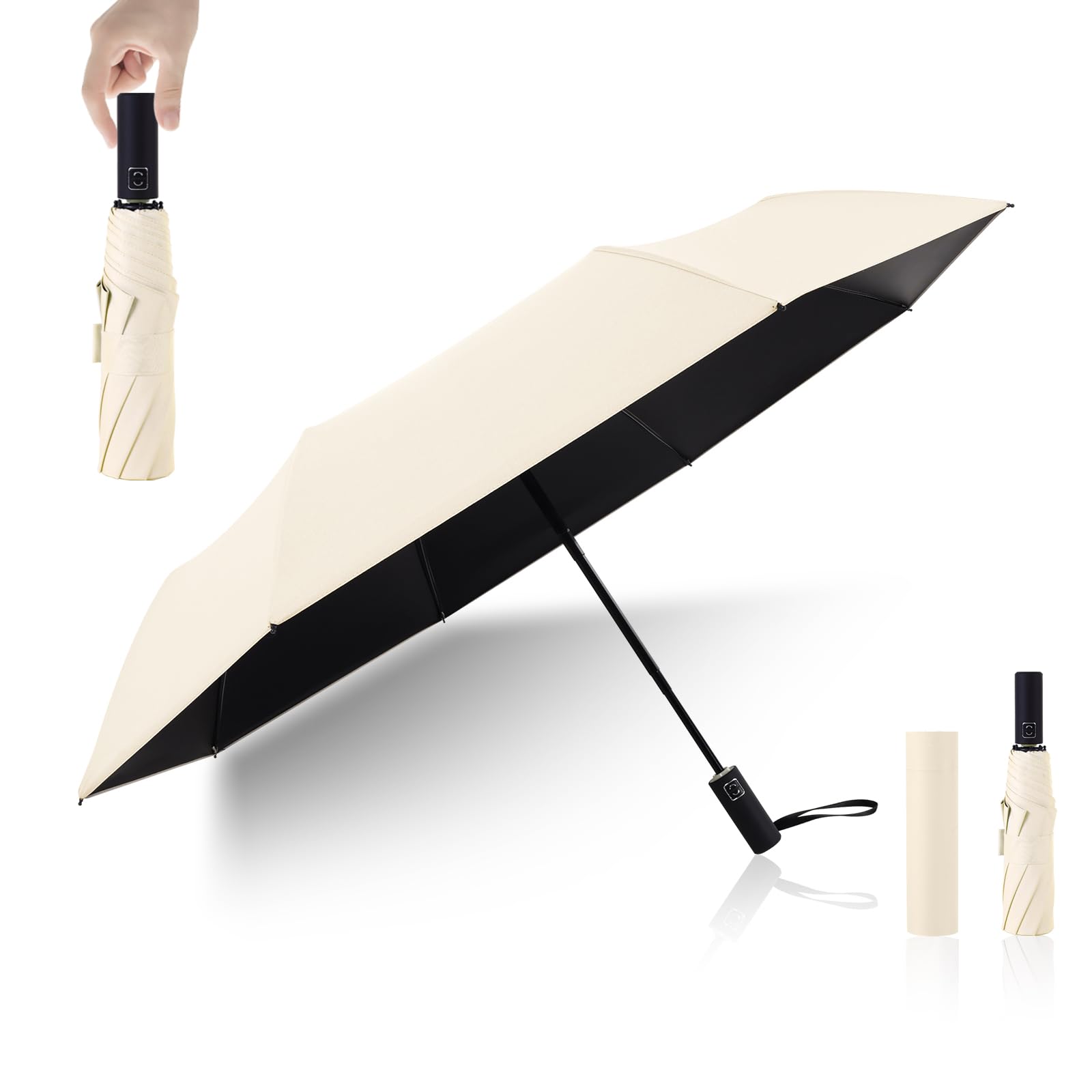 

практикуя складной УФ JIS полное затенение новое автоматическое открытие и 8 для солнечного и дождливого УФ солнечного ветра и сезона дождей легко