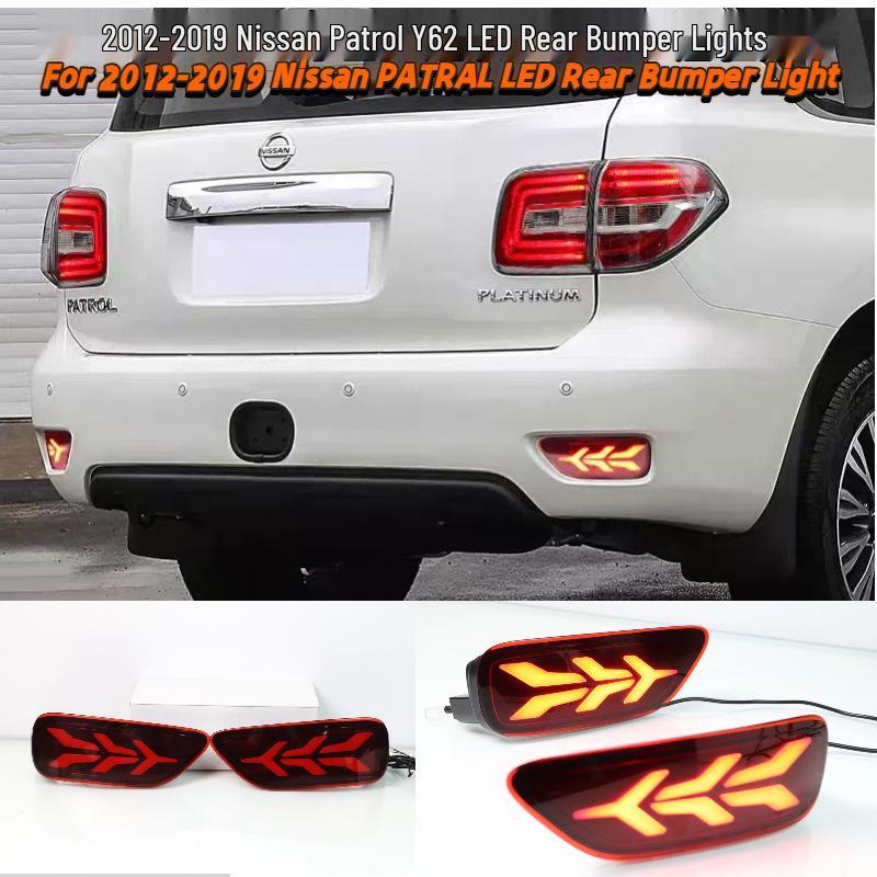 LED Rear Bumper Light for 2012-2019 Nissan Patrol Y62 Modification