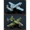 1/72 A-10 Thunderbolt II Fighter Toy Plane Aircraft Model Diecast Metal Airplane Miniature Unique Collection Gift for Children