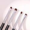4/6Pcs Eye Detail Brushes Set Horse Hair Eyeshadow Brushes Undereye Smudge Brushes Soft Eyeliner Brush Perfect Eye Makeup Tools