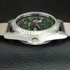 VINTAGE REFURBISHED SEIKO 5 AUTOMATIC 6309A JAPAN MENS GREEN WATCH a442854-1