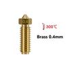 For Anycubic Kobra 3 Hotend Nozzle 0.2 0.4 0.6 0.8 1.0mm Hardened Steel Brass Nozzle For Anycubic Kobra 3 Combo Spare Parts