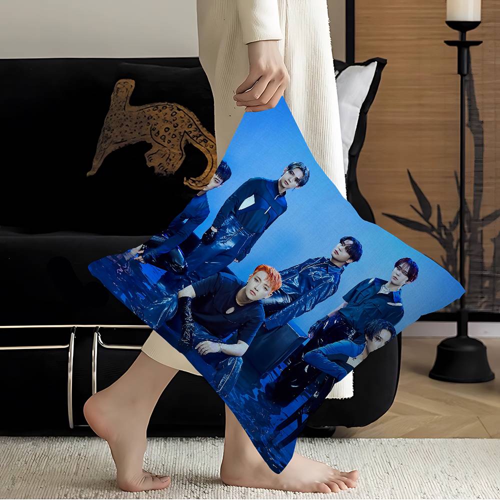 KPOP A-ATEEZs Personalized Pillow Cover Kids Bedroom Wild Party Decor Pillowcase Kid Birthday Shower Gift