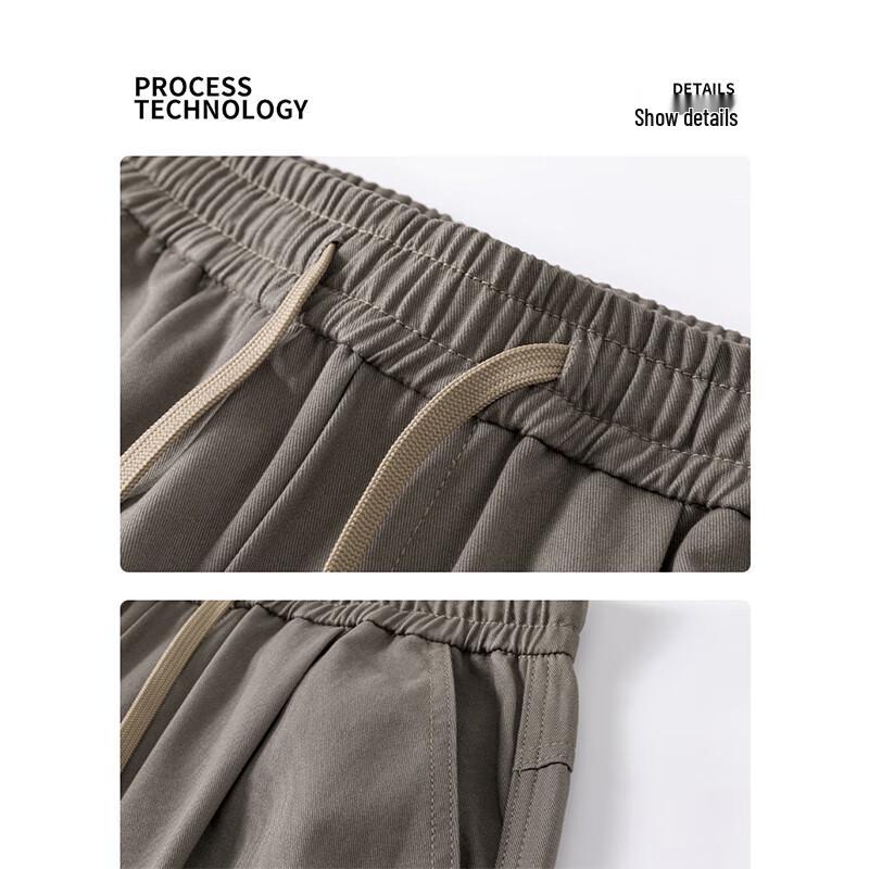 Pánské outdoorové sportovní ležérní kalhoty Jeanswest s rovnými nohavicemi a pracovním střihem