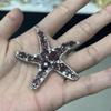 ZHUKOU 52x54mm pandantiv fashion Stea de mare din Cristal pentru femei Accesorii Handmade pentru Realizarea Colierelor Cercei model:VD417