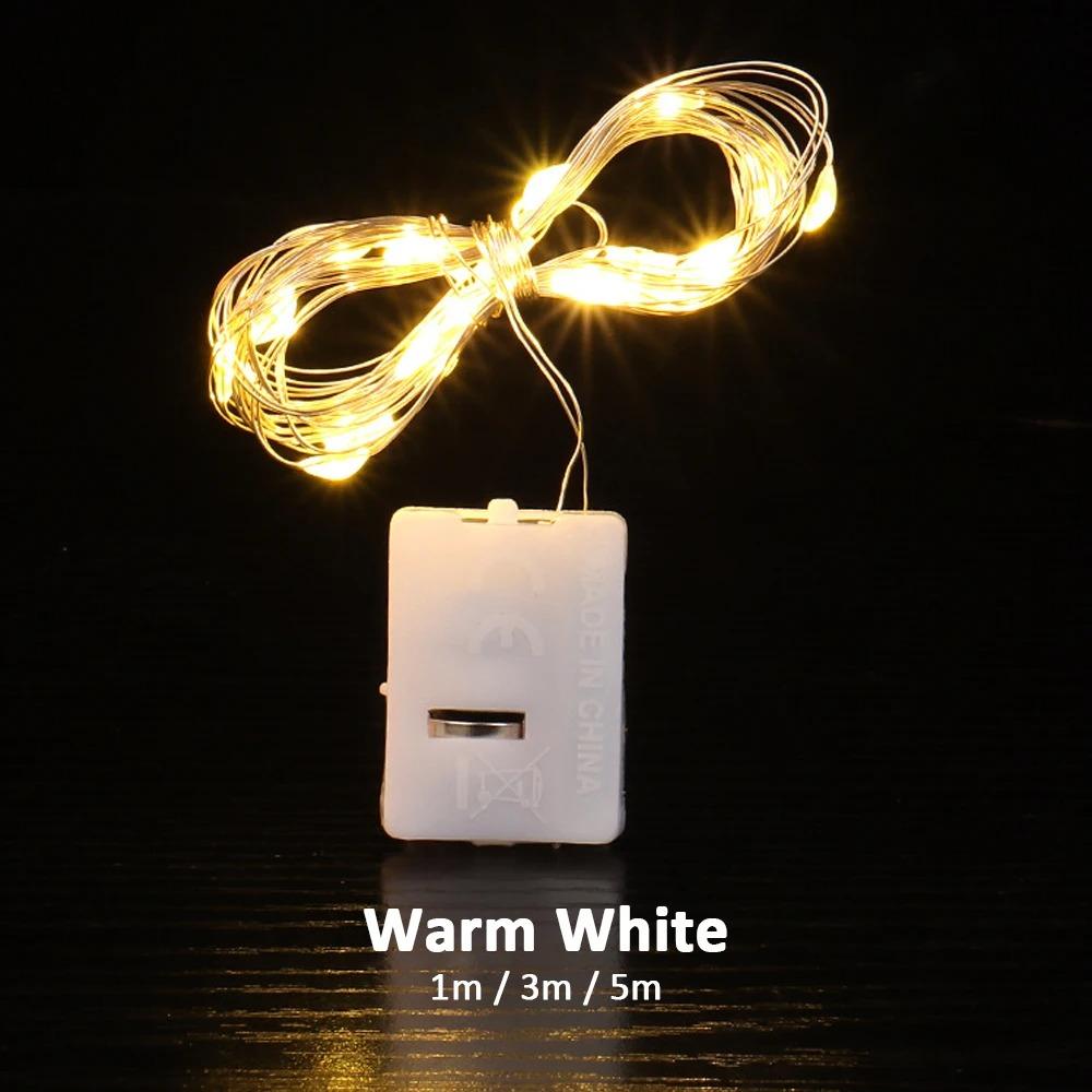 LED Fairy String Lights Battery Operated with 3 Flashing Modes, Mini Copper Wire String Lihgt for DIY Parties Wedding Decor