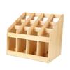 Carpet Rack Children Work Storage Solid Wood Organizer Functional Shelf Wooden Rug Stand