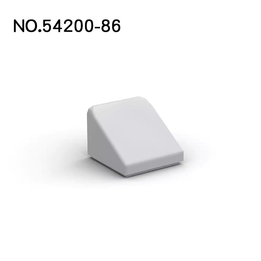 50Pcs MOC 54200 Slope 30° 1 x 1 x 2/3 Brick Changeover Catch ideal for High-tech Construction Bricks Parts Tech Parts Toy DO IT YOURSELF Learning