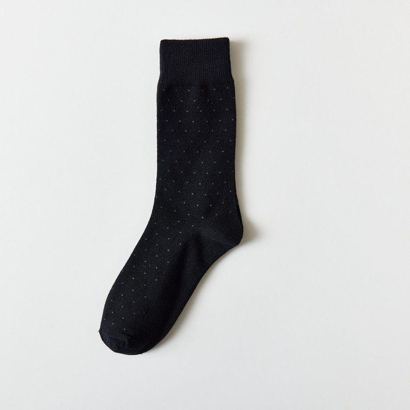 Svarta Tunna Långa Formella Strumpor för Herrar, Brittisk Stil, för Kostym och Läderskor