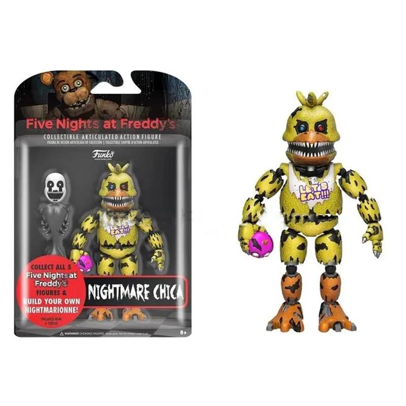 Fnaf Bear Midnight Harem Five Nights Joint Movable Detachable Game Action Figure At Five Nights Security Breach Miniature Kids Plaything
