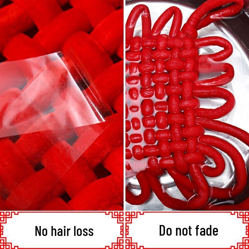 Red Chinese Knot Wall Hanging with Tassel
