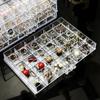 Clear 5-Layer Jewelry & Nail Art Organizer Box with 120 Compartments