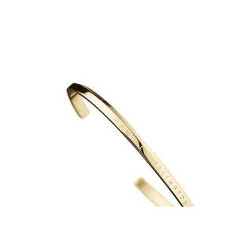 [Official Shop/Engraved/Authentic Imported] Daniel Wellington DW Bracelet Bangle for Men and Women, Classic Bracelet in Gold, Large, Popular, Stylish,