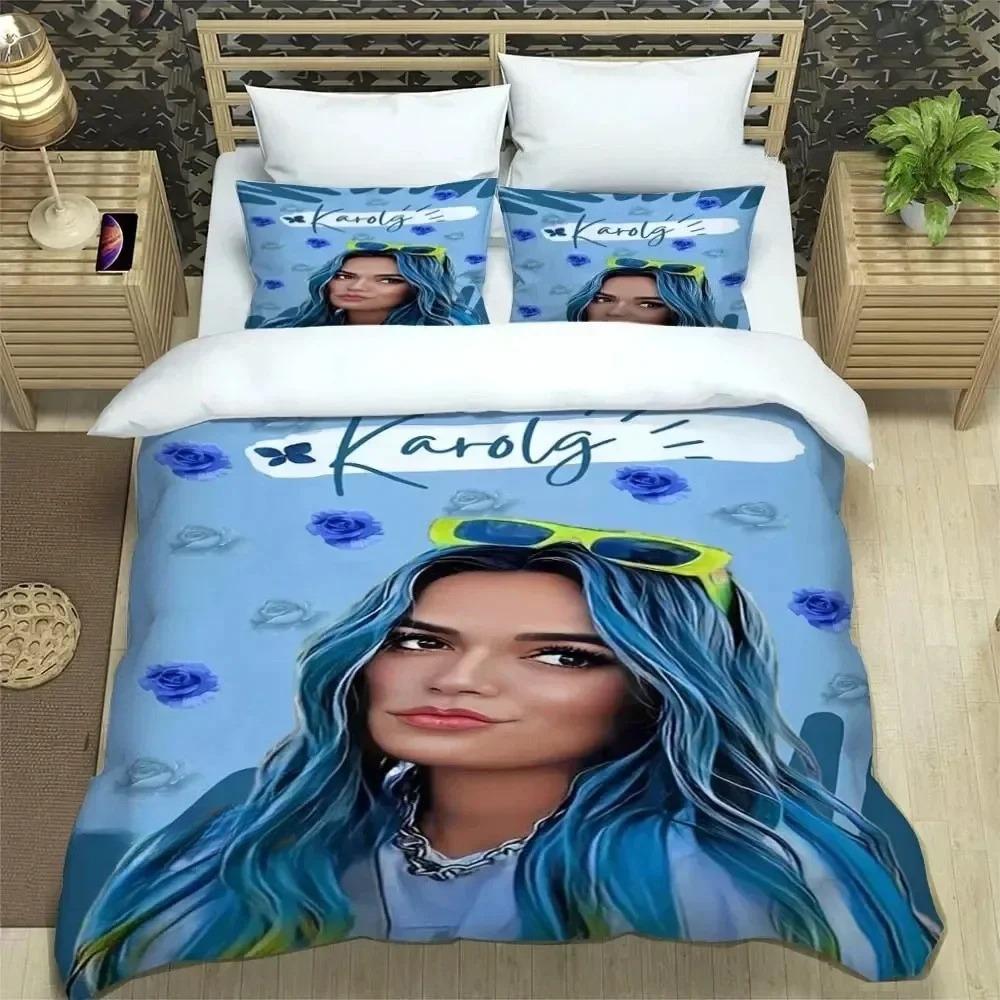 3D Singer K-Karol GG Duvet Cover & Pillowcase 2/3pcs, Teen Bedding Set, Home Bedroom Decoration, Gifts for Boys & Girls