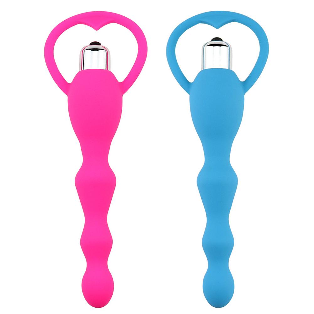 Vibrator Plug Silicone Women Long Anal Masturbation Product