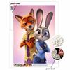 DIY Pearl Painting Zootopia Judy and Nick's Creativity Decorative Painting Creative Ornaments Friends Gifts Desktop Furnishings Home Decoration