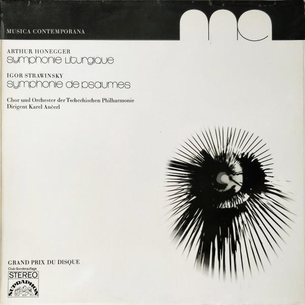 LP Record ARTHUR HONEGGER IGOR STRAVINSKY Symphonie Liturgique Symphonie De 62729 Supraphon 1974 Germany Classical Used