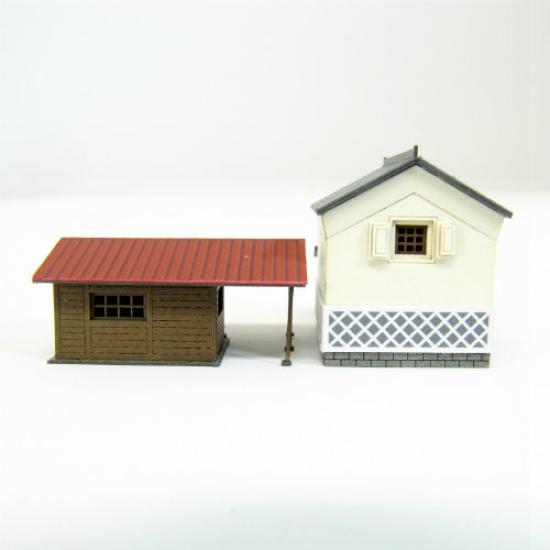Sankei Miniature Art Petit Papercraft 1/220 Warehouse-2 MP01-142