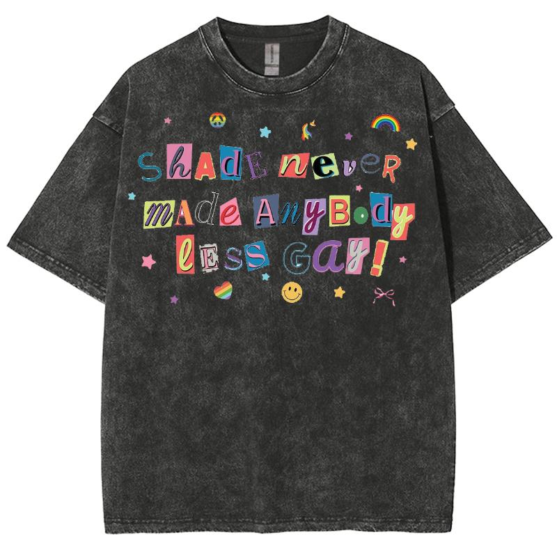 Cute Casual Elements Letter Print Women's T-Shirt Oversized Washed Breathable Short Sleeves Simple Style Tee