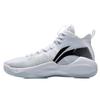 Li Ning Combat Hi Basketball Shoes Men's Mid Top White/Black ABAR059-6