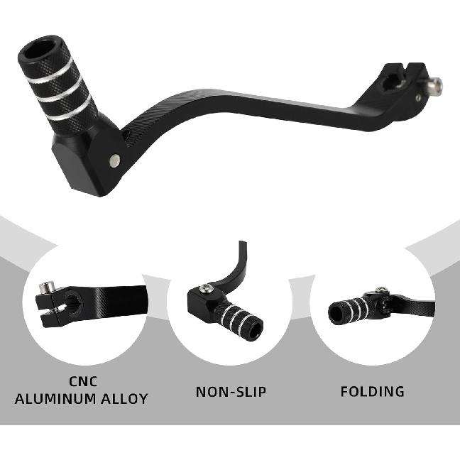 Dirt Bike Shift Lever for XR650L,Folding CNC Motorcycle Gear Shifter for XR 650L 1993-2009 2012-2025 Red