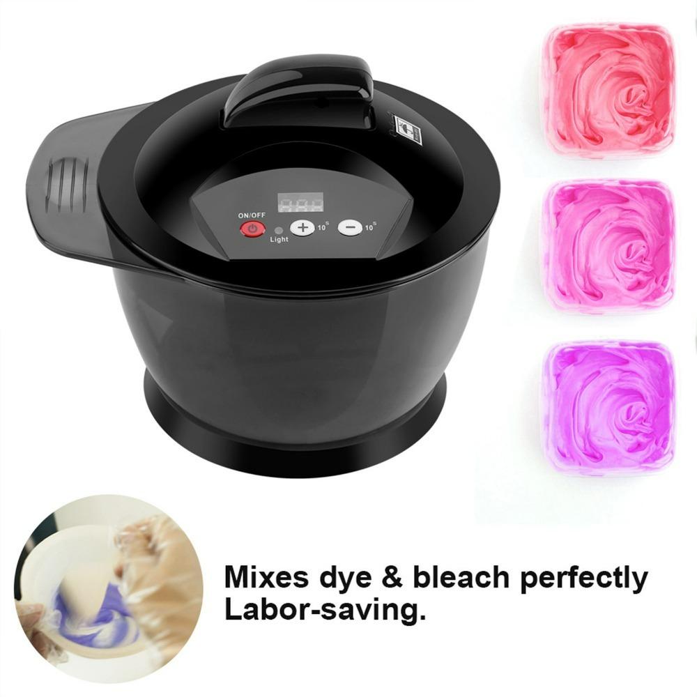 Automatic Hair Color Mixing Bowl Rechargeable Automatic Cream Mixer Home Hair Salon
