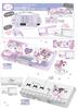 Sanrio Kuromi Kompaktes Federmäppchen mit Schleife Doppelseitig