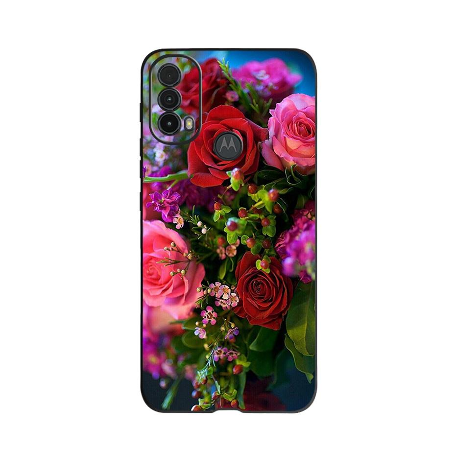 Cute Painted Cover For Motorola Moto E30 E40 Case Soft Silicone Fundas Phone Case For Motorola E30 Moto E40 E 30 40 Cover Bumper