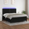 VidaXL Slat Bed Base with Mattress and LEDs, Upholstered Bed, Double Bed, Adult Bed for Interior Bedroom, 3134807