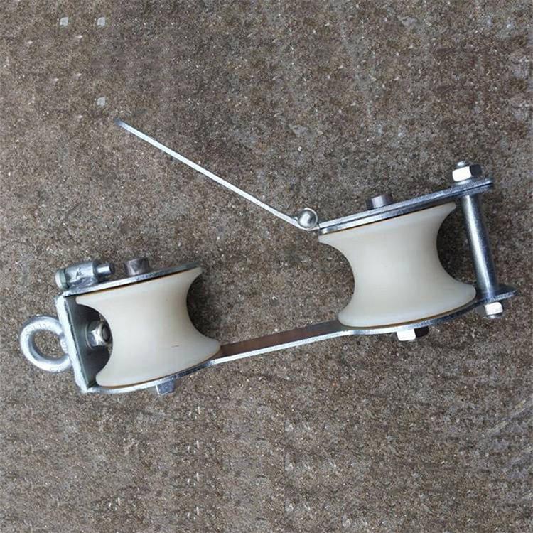 

Dual-Eye Double-Wheel Cable Stringing Pulley for Live Work Net Crossing Consult Customer Service (mm)