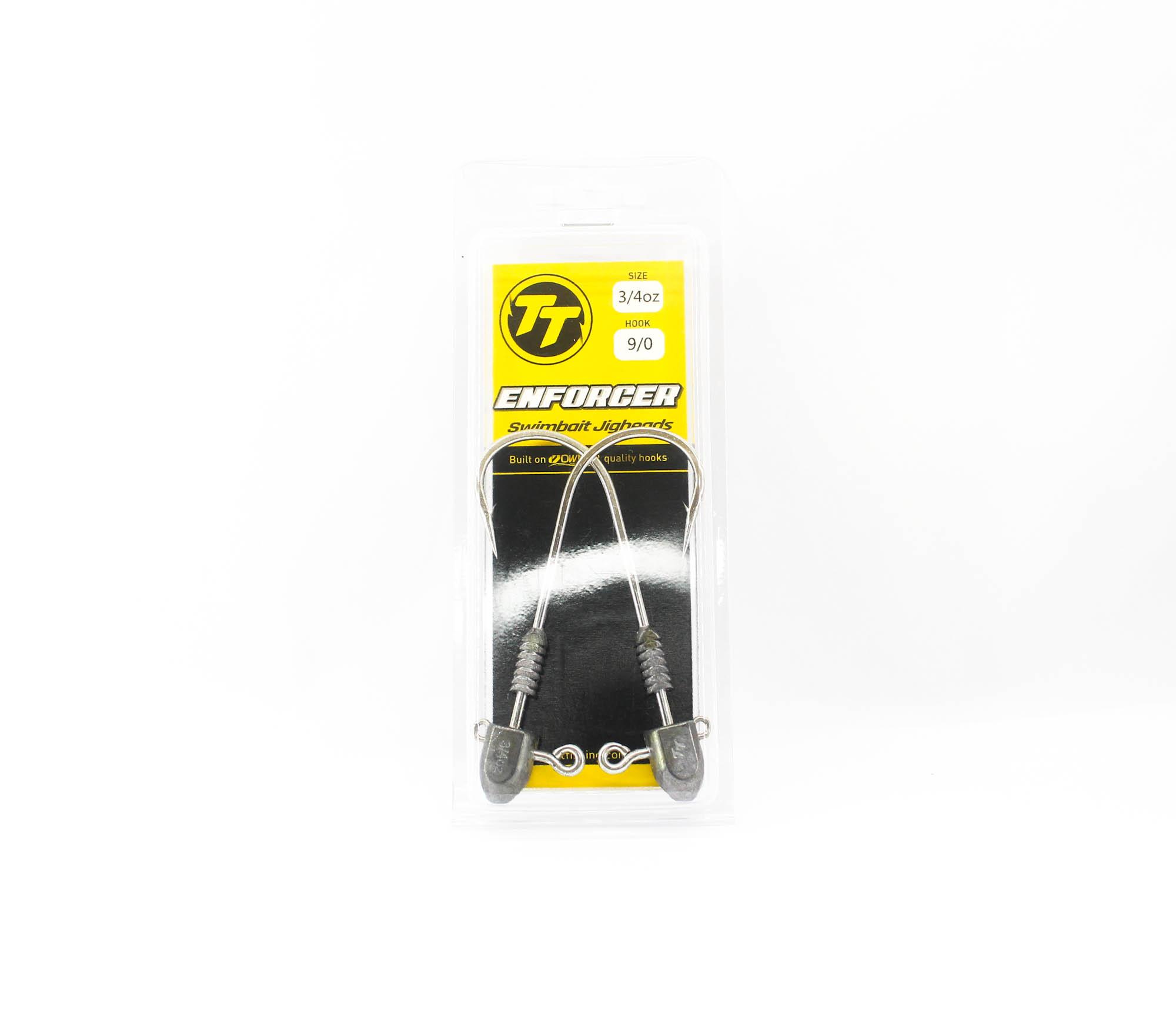 Tackle Tactics TT Enforcer Jig Head 3/4 oz 9/0 2/pack (3035)